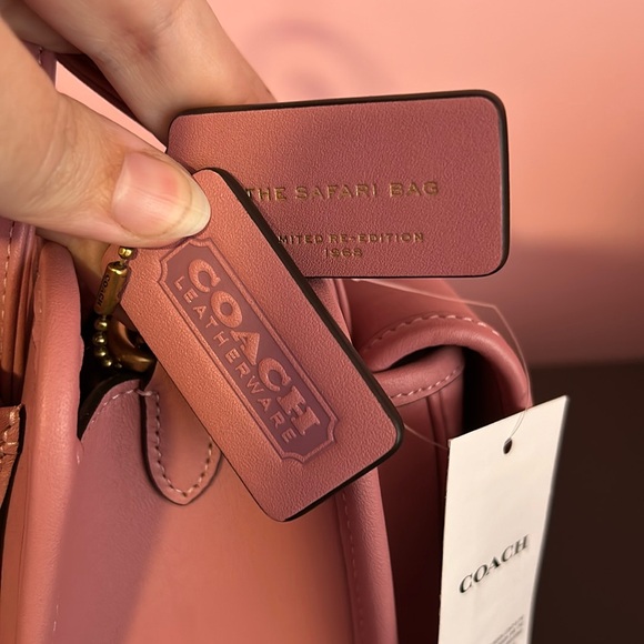 NWT Coach Mini Safari Bag in True Pink - Picture 5 of 8